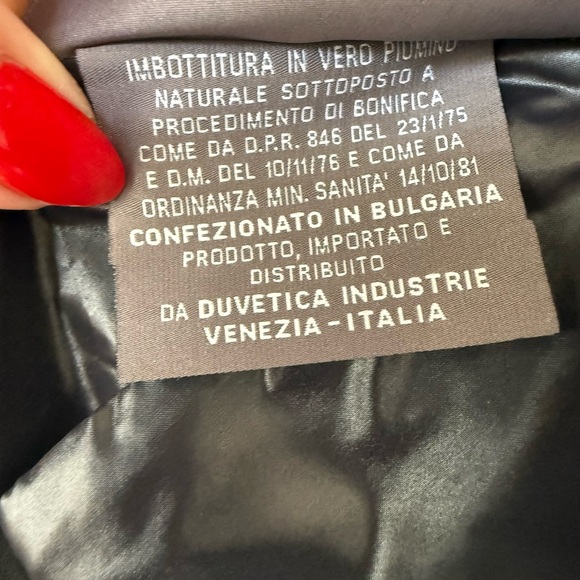 Duvetica Gray Hooded Puffer Jacket - Picture 8 of 11